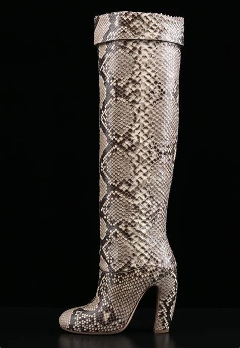 prada high heeled boots|prada snakeskin boots.